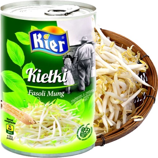 Čínske klíčky mungo fazule 425g Kier v marináde