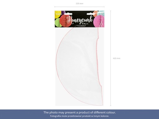 Guľa z hodvábneho papiera, ružová, 40 cm