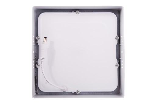 Štvorcový prisadený LED stropný panel, 12W, NEUTRÁL