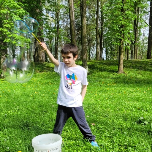 XXL ráfik WINGS na mydlové bubliny LEO CREATIVE bubliny