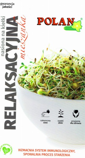 Klíčky Relaxačná zmes Alfalfa mungo fazuľa 20g