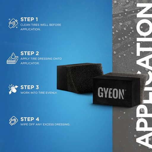 Gyeon Tire Applicator SMALL Aplikátor pneumatík 2 ks
