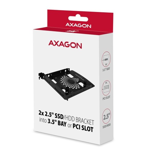 AXAGON RHD-P25 Kovový rám na inštaláciu