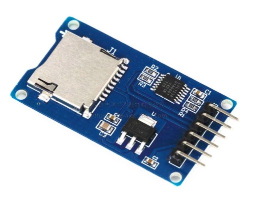 Modul ČÍTAČKA pamäťových kariet, microSD slot, Micro SD, ARDUINO AVR, rozhranie SPI