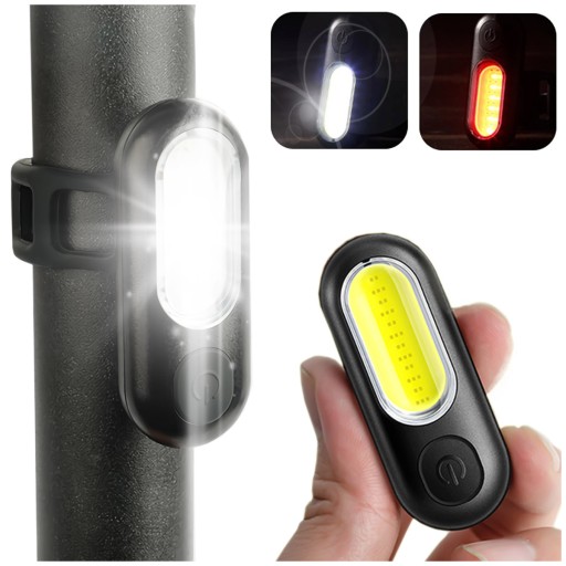 PREDNÁ ZADNÁ BICYKLE LAMPA LED USB VODOtesné