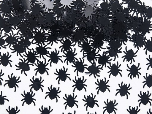 Konfety SPIDERS BLACK HALLOWEEN dekorácia 15g