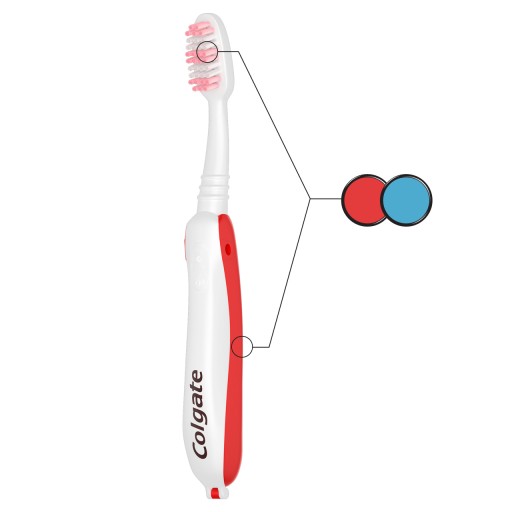 Skladacia zubná kefka COLGATE TRAVEL SOFT + ZDARMA