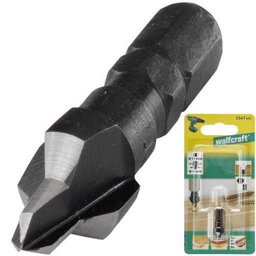 WOLFCRAFT Fréza, zápustný vrták na skrutky 5/12