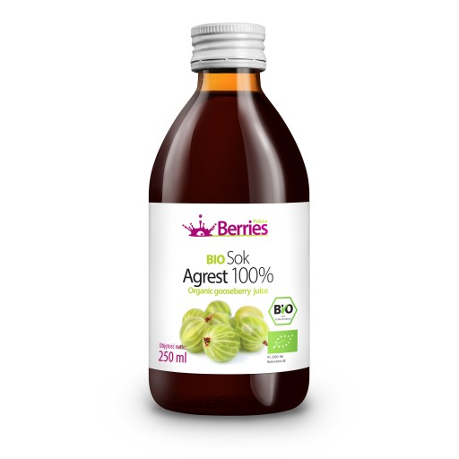 BIO egrešová šťava 100% bio egrešová šťava 250ml