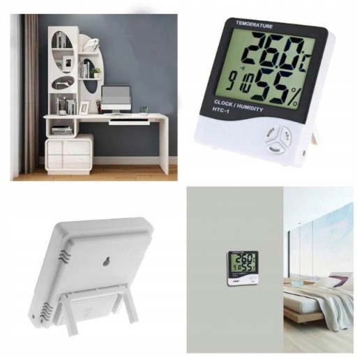 DIGITÁLNY vlhkomer TEPLOMER ELEKTRONICKÁ METEOSTANICA