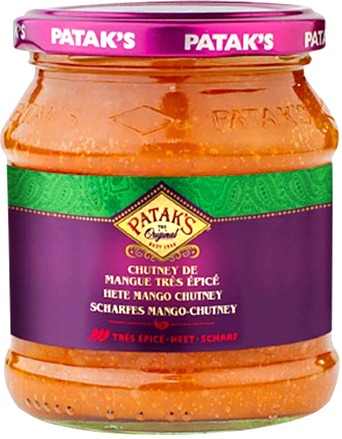 Mango pikantné indické pálivé chutney 340g PATAKS