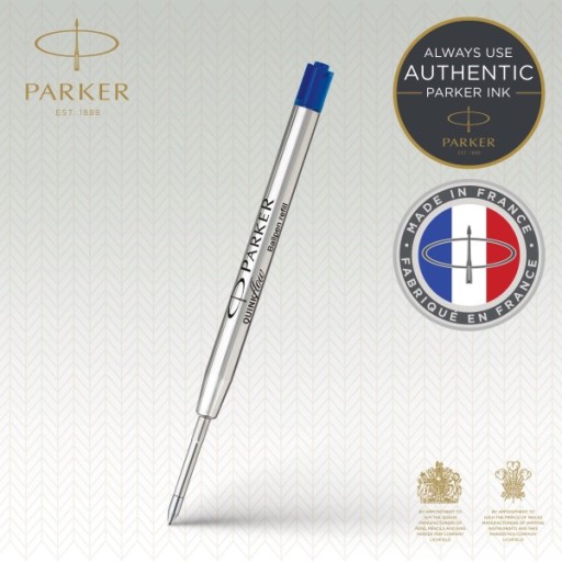 NÁPLŇ DO GUĽOVÝCH PERO PARKER MODRÁ KOVOVÁ VEĽKOSŤ STREDNÁ 0,7 mm