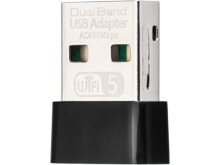 AC600 ADAPTÉR WiFi SIEŤOVÁ KARTA Wi-Fi na USB DVOJPÁSMO 600 Mbps 5 GHz