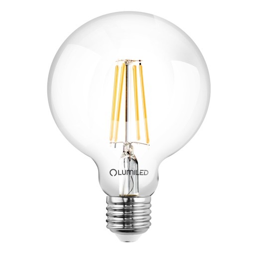 LED žiarovka E27 G95 FILAMENT 8W GLOBE LUMILED