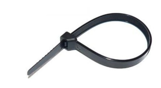 Upínacia páska 15cm x 25mm čierna STOLY 100 ks