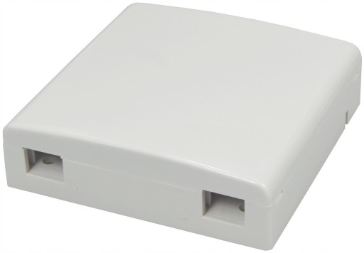 ÚČASTNÍCKA BOX Z OPTICKÉHO VLÁKNA 2xSC SIMPLEX FTTH