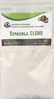Práškový tmel na drevo/dyhu 130g BIELY