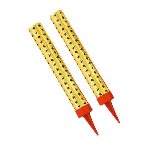 Fontána na tortu 12 cm, certifikát, 2 kusy