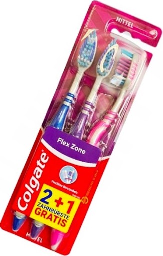 Zubné kefky 2+1 ks COLGATE Flex