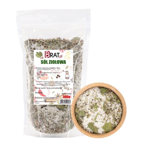 BYLINKOVÁ SOĽ 500g Aromatická soľ s bylinkami