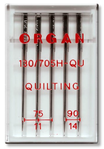 Poloploché prešívacie ihlice Organ Quilting MIX