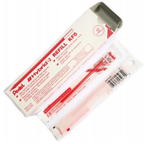 Červená kazeta Pentel KF6