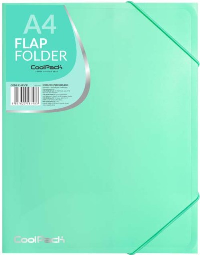 COOLPACK VYMAZANÝ SÚBOR A4 MINT PASTEL
