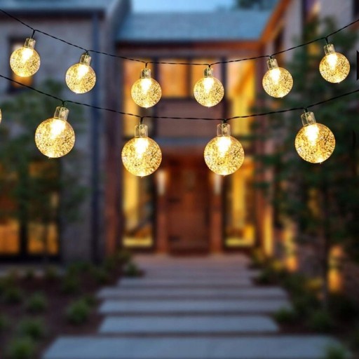 LIGHT GARLAND Solar Garden Záhradné svietidlá do záhrady 50 LED 5m