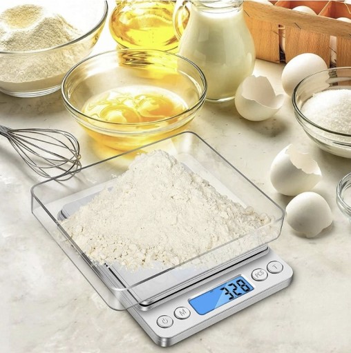 Elektronická presná kuchynská váha 500 g 0,5 kg 0,01 g LCD displej