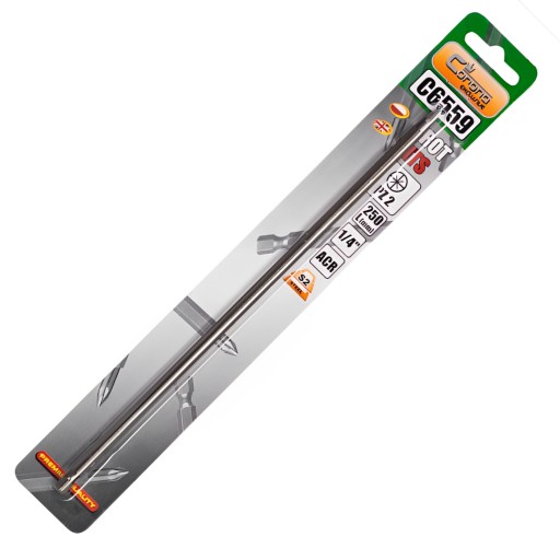 ČEPEĽOVÝ BIT DLHÝ POZ Hrot 2 x 250 mm OCEL S2-ACR SOLID RICHMANN C6559