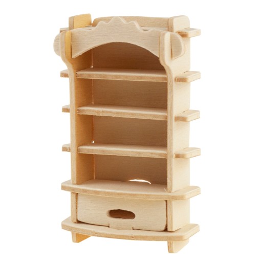 SÚPRAVA DREVENÉHO NÁBYTKU DO DOMČKU PRE BÁBIK 3D PUZZZEL