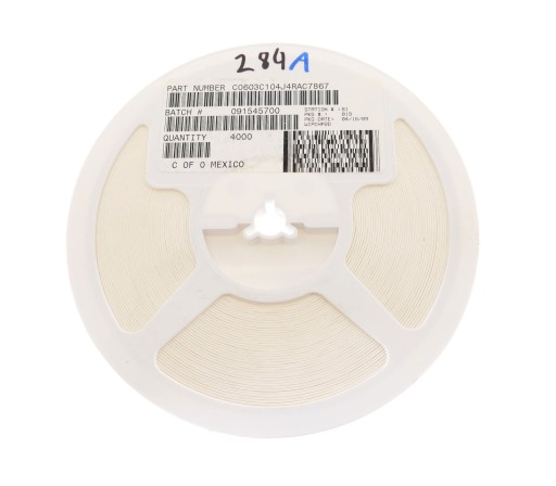 Keramické SMD 0,1uF 100nF 5% 16V DC 100ks.
