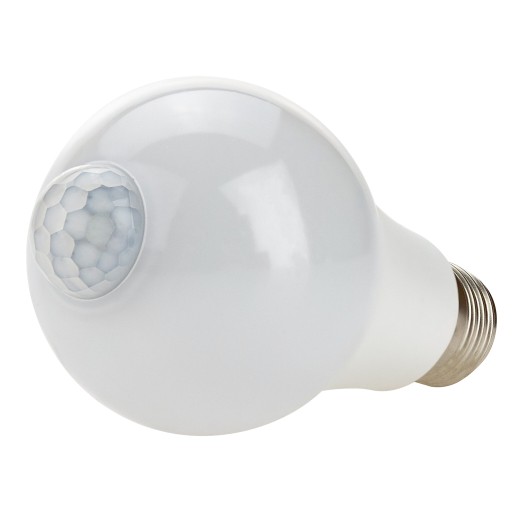 SMD E27 LED žiarovka 12W 4000K 750lm pohybový senzor neutrálna biela