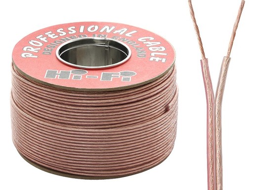REPRODUKTOROVÝ KÁBEL 2X1,0MM 100% CU MEDI TLYP