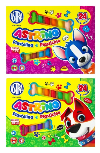 Plastelína 24 farieb Astrino