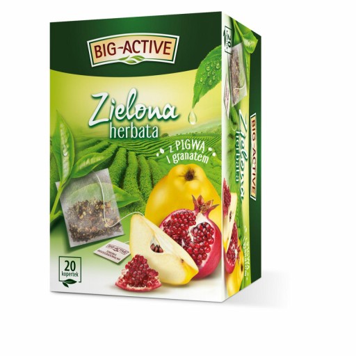BIG ACTIVE Green 20tb dule granátové jablko