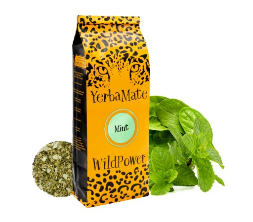 Yerba Mate MINT 200g WildPower mäta eukalyptus
