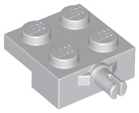 LEGO 4488 Svetlosivý podvozok NOVINKA (4g) 4 ks.