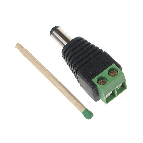 Rýchlokonektor S-55 DC napájacia zástrčka 2,1/5,5mm
