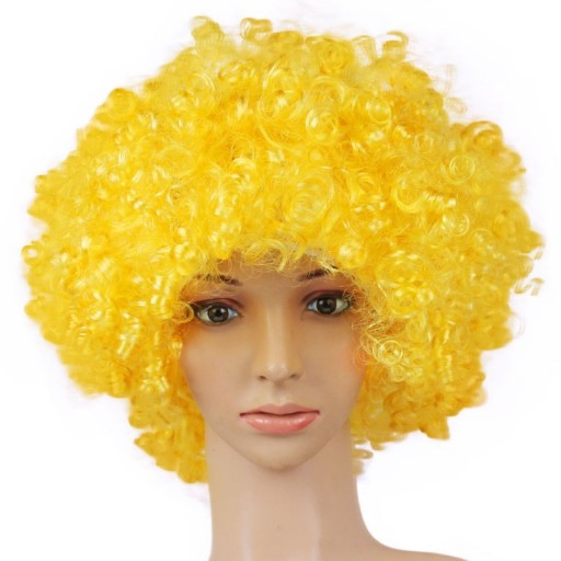 Afro Party Disco parochňa kučeravé vlasy COLORS