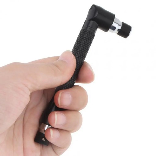 SKRUTKOVAČ S UHLOVOU RÚČKOU NA HROTY 1/4 MAGNETICKÝ ADAPTÉR + BROTY 10x