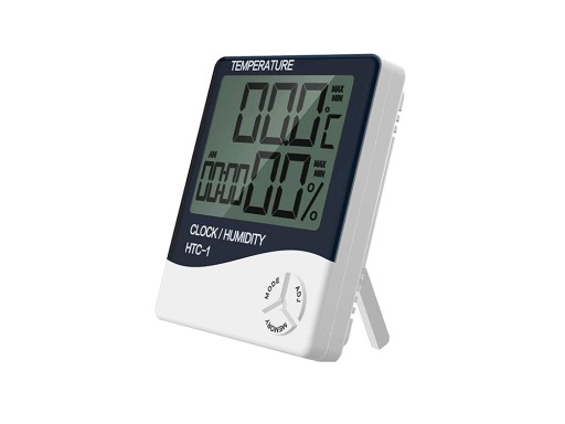 HYGROMETER TEPLOMER HODINY IZBOVÝCH SENZOROV BEZDRÔTOVÁ LCD METROSTANICA