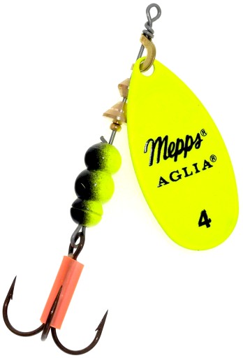 Mepps Aglia Fluo Chartreuse Spinner #4 / 9 gr