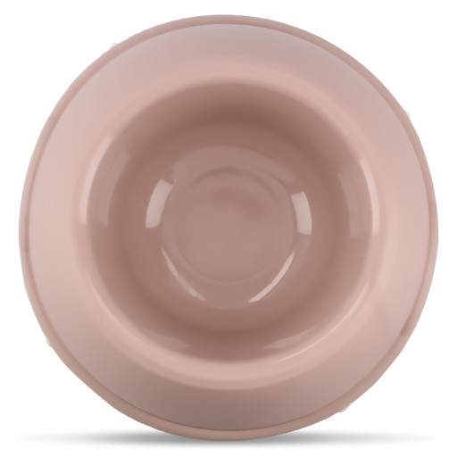 Plastová miska pre psov a mačky XS, 0,25L, béžová, priem 15 cm,