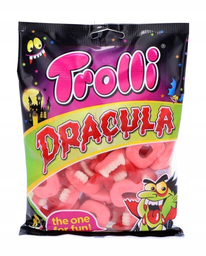 Trolli Dracula 150g Jahodové čeľuste želé