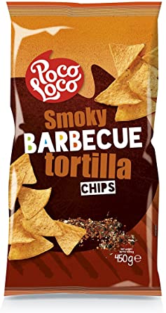 Tortilla chipsy Smoky Barbecue 450g Poco Loco