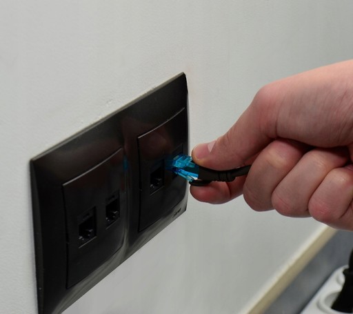 Lan Ethernet RJ45 sieťový kábel 0,25 m CAT 5e