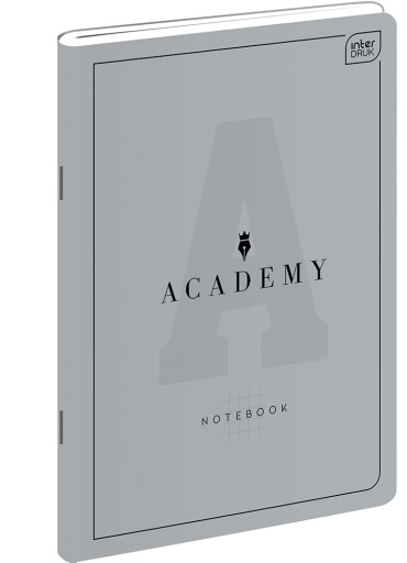 Zápisník A5/60 Mriežka 90g Academy Interprint