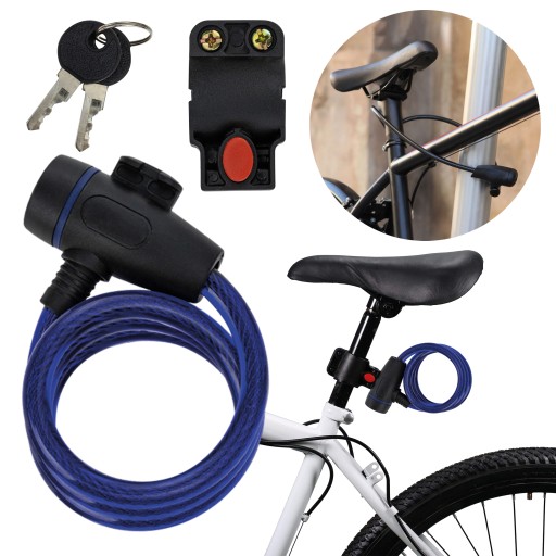 PEVNÝ ZÁMOK NA BICYKEL, DLHÝ ZÁMOK NA BICYKEL