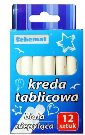 TABUĽOVÁ CHALK OP. 12 KS. BIELA, bezprašná
